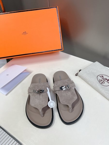 Hermes Couple style slippers