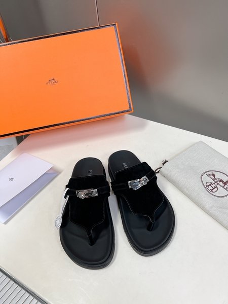 Hermes Couple style slippers