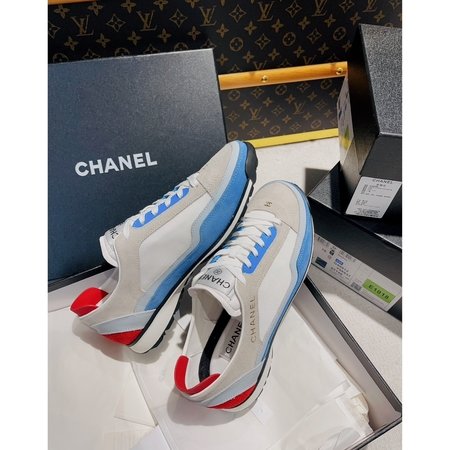 Chanel suede sneakers