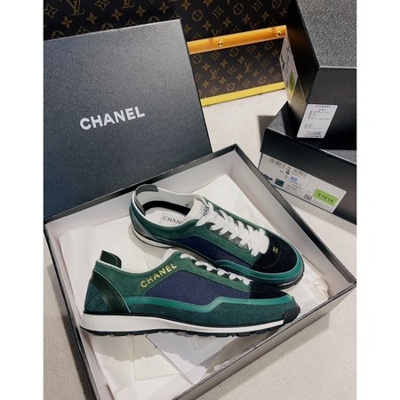 Chanel suede sneakers