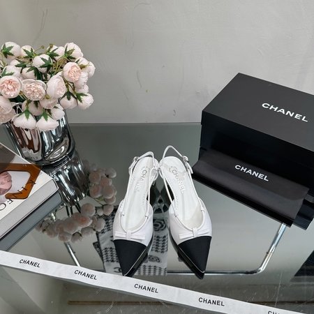 Chanel pointed toe sandals