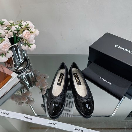 Chanel women s flat shoes