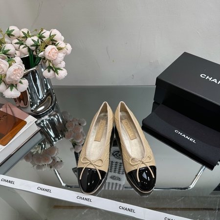 Chanel women s flat shoes