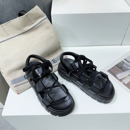 Miu Miu platform slippers
