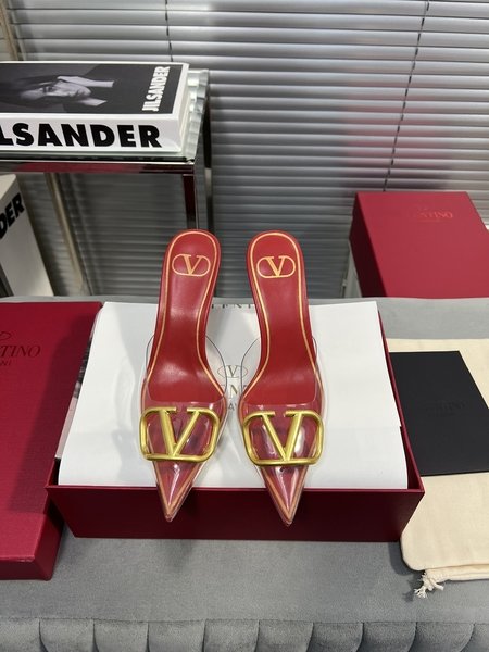 Valentino V-buckle classic sandals