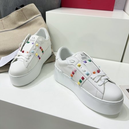 Valentino Rock Studs white shoes