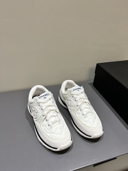 Chanel plaid sneakers sneakers