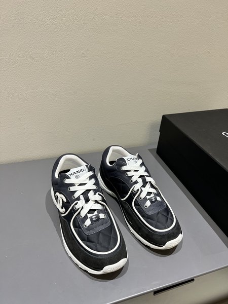 Chanel plaid sneakers sneakers