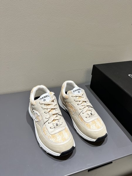 Chanel plaid sneakers sneakers