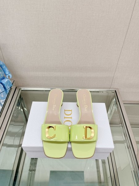 Dior flat flat sandals slippers