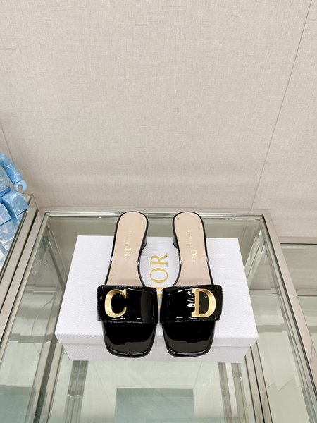 Dior flat flat sandals slippers