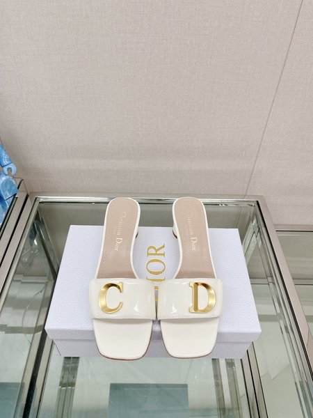 Dior flat flat sandals slippers