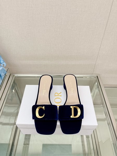 Dior flat flat sandals slippers