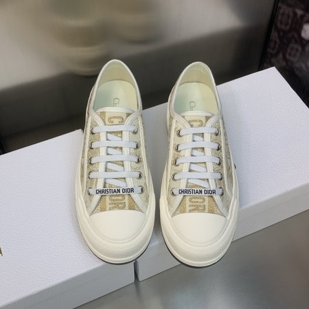 Dior Couple style thick-soled strappy low-top casual shoes