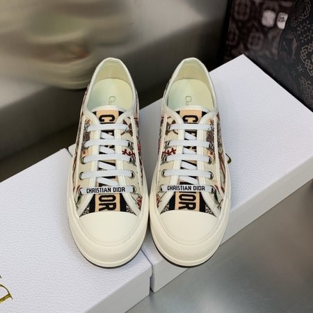 Dior Couple style thick-soled strappy low-top casual shoes