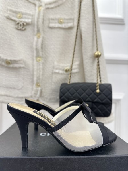 Chanel Bow high heels