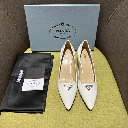 Prada patent leather high heels