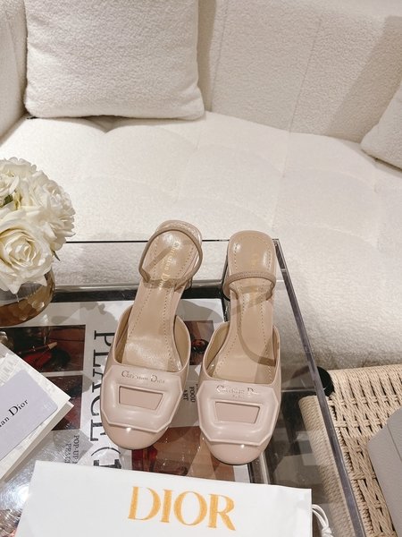 Dior calfskin slippers