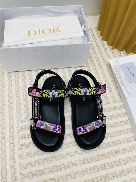 Dior Classic velcro sandals slippers