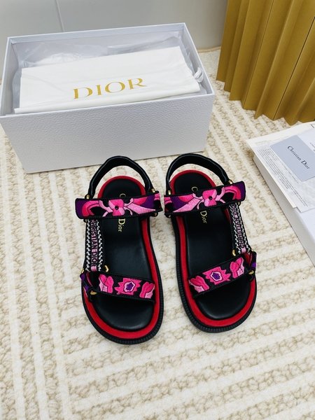 Dior Classic velcro sandals slippers