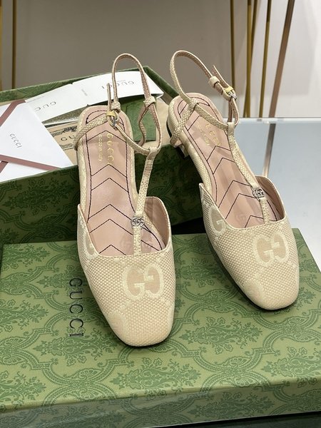 Gucci Double G Buckle Ballet Mary Jane Flats