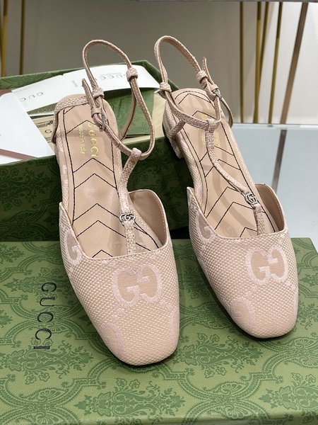 Gucci Double G Buckle Ballet Mary Jane Flats