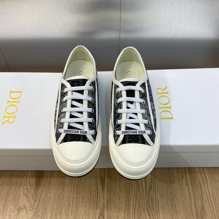 Dior Couple style thick-soled strappy low-top casual shoes