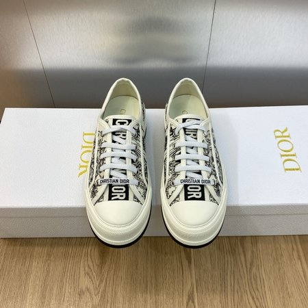 Dior Couple style thick-soled strappy low-top casual shoes