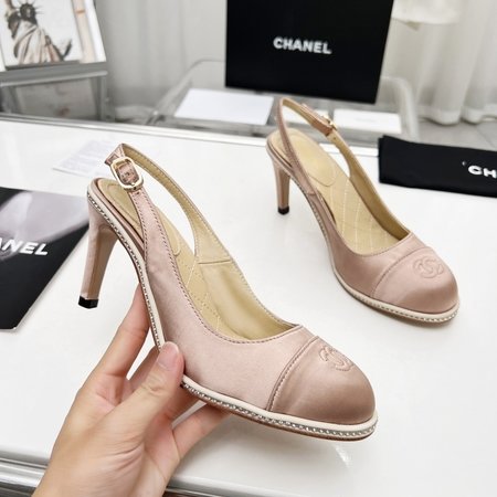 Chanel Genuine leather outsole high heel sandals