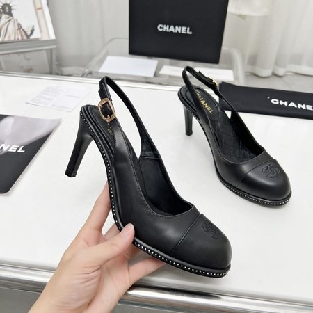 Chanel Genuine leather outsole high heel sandals