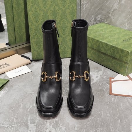 Gucci horsebit ankle boots