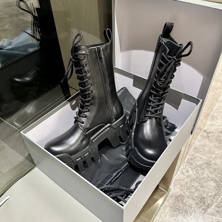 Balenciaga Bulldozer motorcycle boots