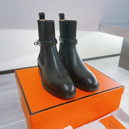 Hermes Kelly buckle Martin boots