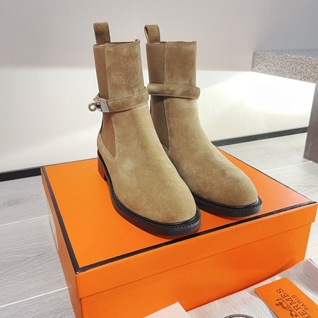 Hermes Kelly buckle Martin boots