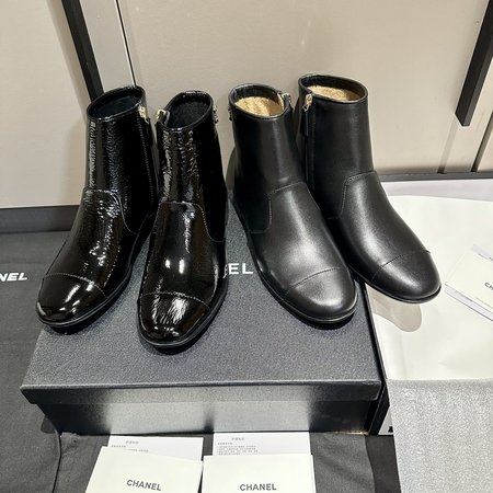 Chanel genuine leather outsole boots