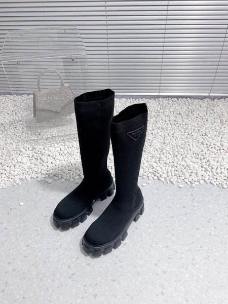 Prada Thick sole sock boots