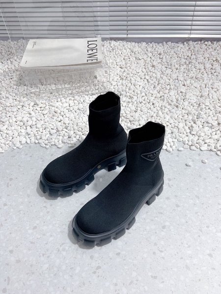 Prada Thick sole sock boots