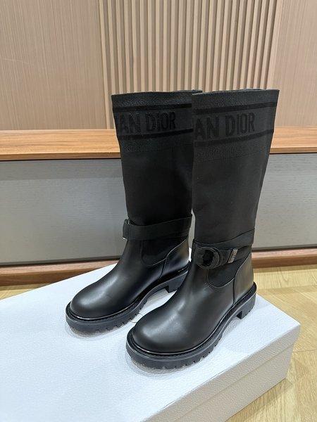 Dior Classic calfskin high boots