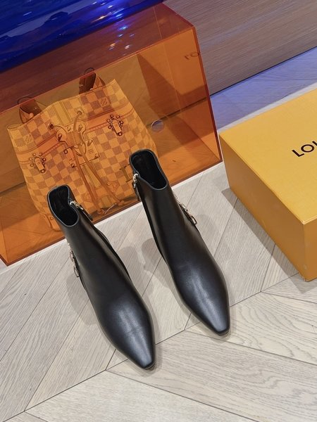 Louis Vuitton Imported calfskin boots