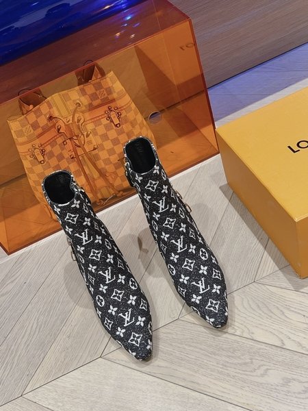 Louis Vuitton Imported calfskin boots