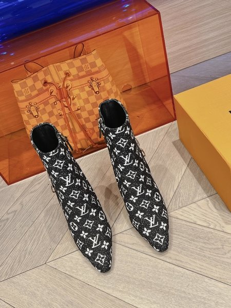 Louis Vuitton Imported calfskin boots