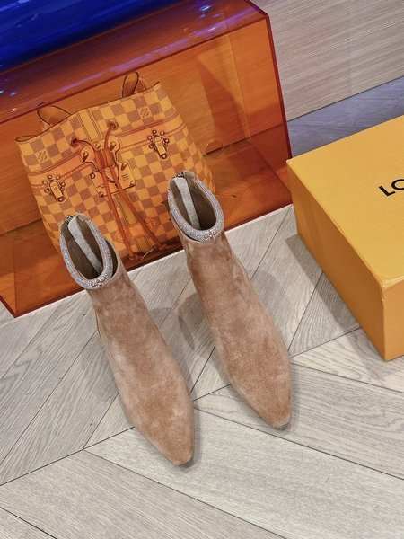 Louis Vuitton Imported calfskin boots