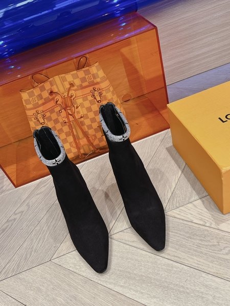 Louis Vuitton Imported calfskin boots