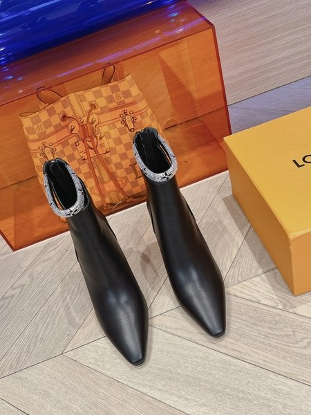 Louis Vuitton Imported calfskin boots