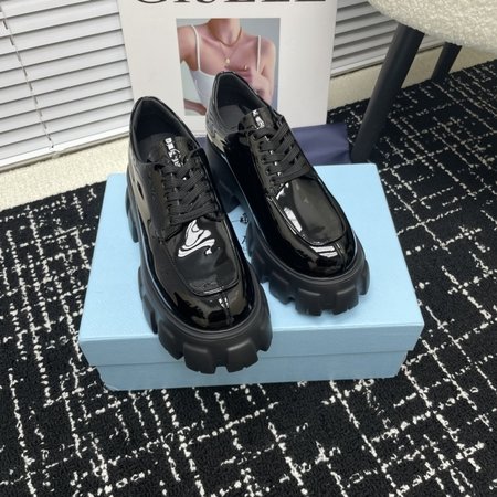 Prada printed loafers