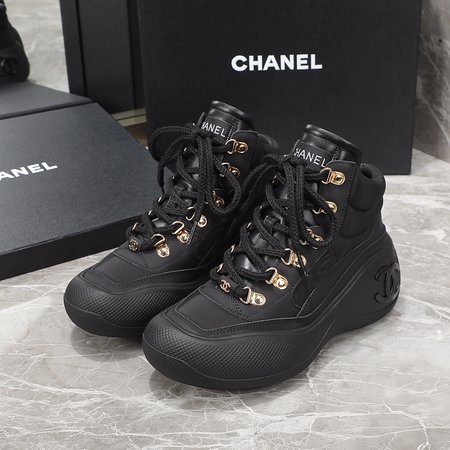 Chanel CC Logo boots