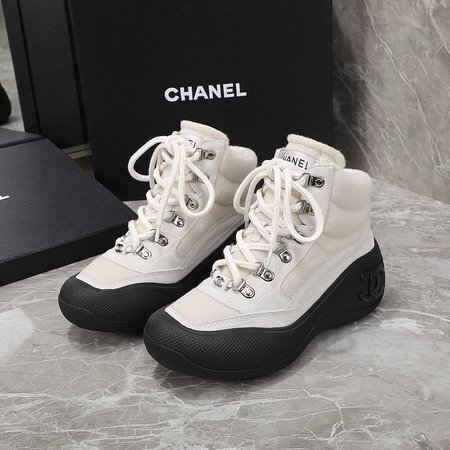 Chanel CC Logo boots