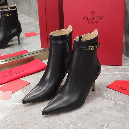 Valentino pointed toe high heel boots