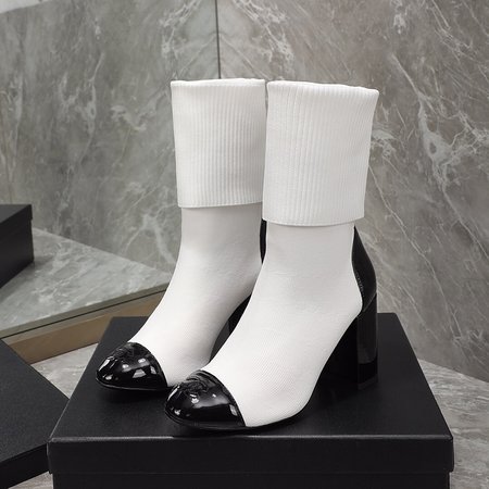 Chanel New sock boots