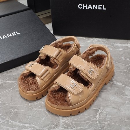 Chanel Velcro sandals